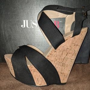 JUST FAB Whytley style wedges